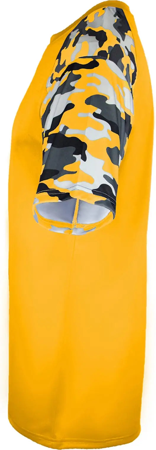Badger Sport 4141 Camo Tee - Gold