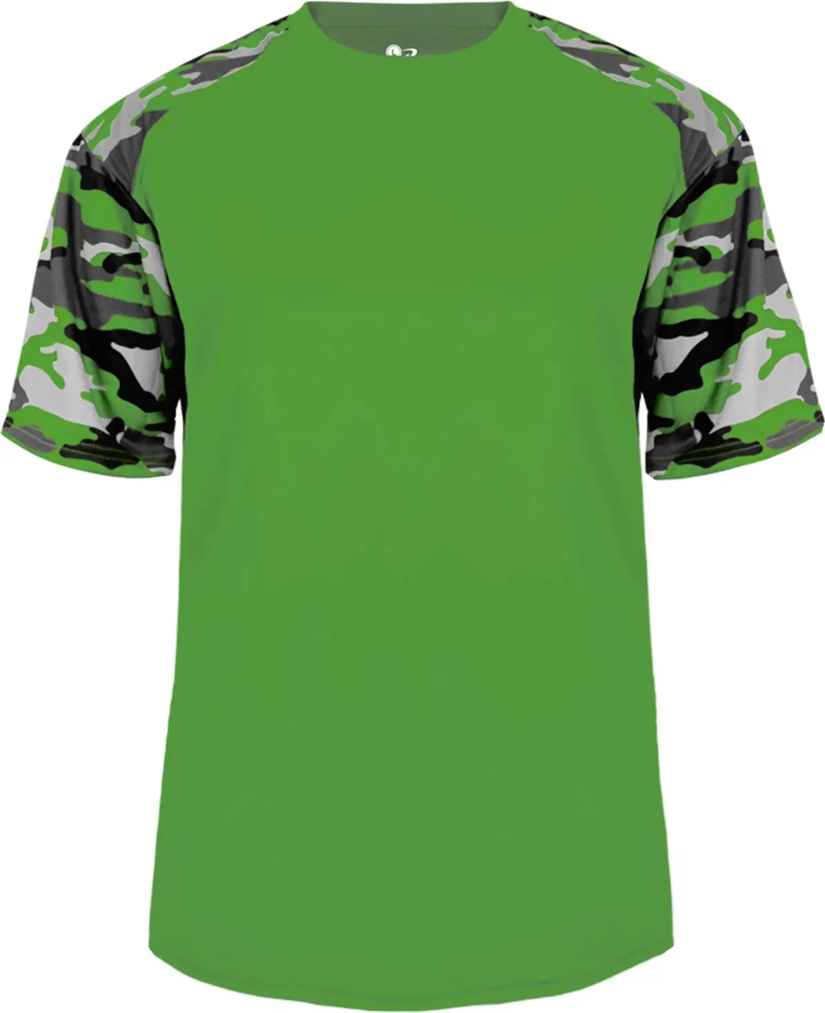 Badger Sport 4141 Camo Tee - Lime