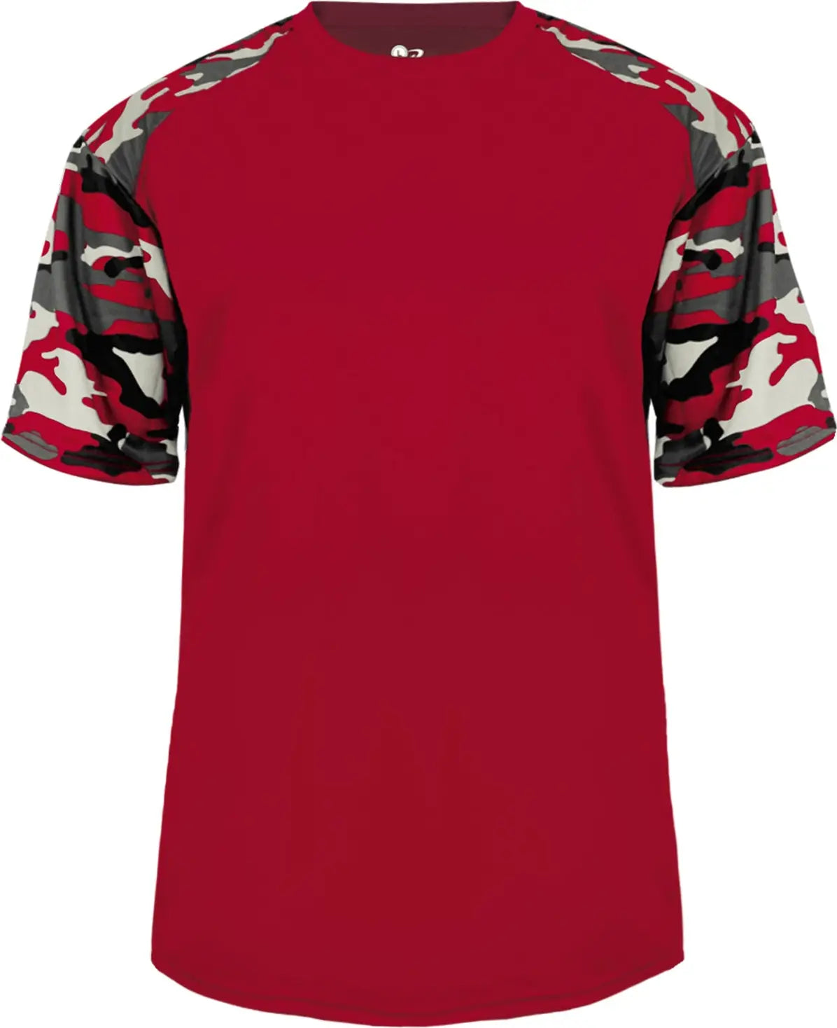Badger Sport 4141 Camo Tee - Red - Adult Xs