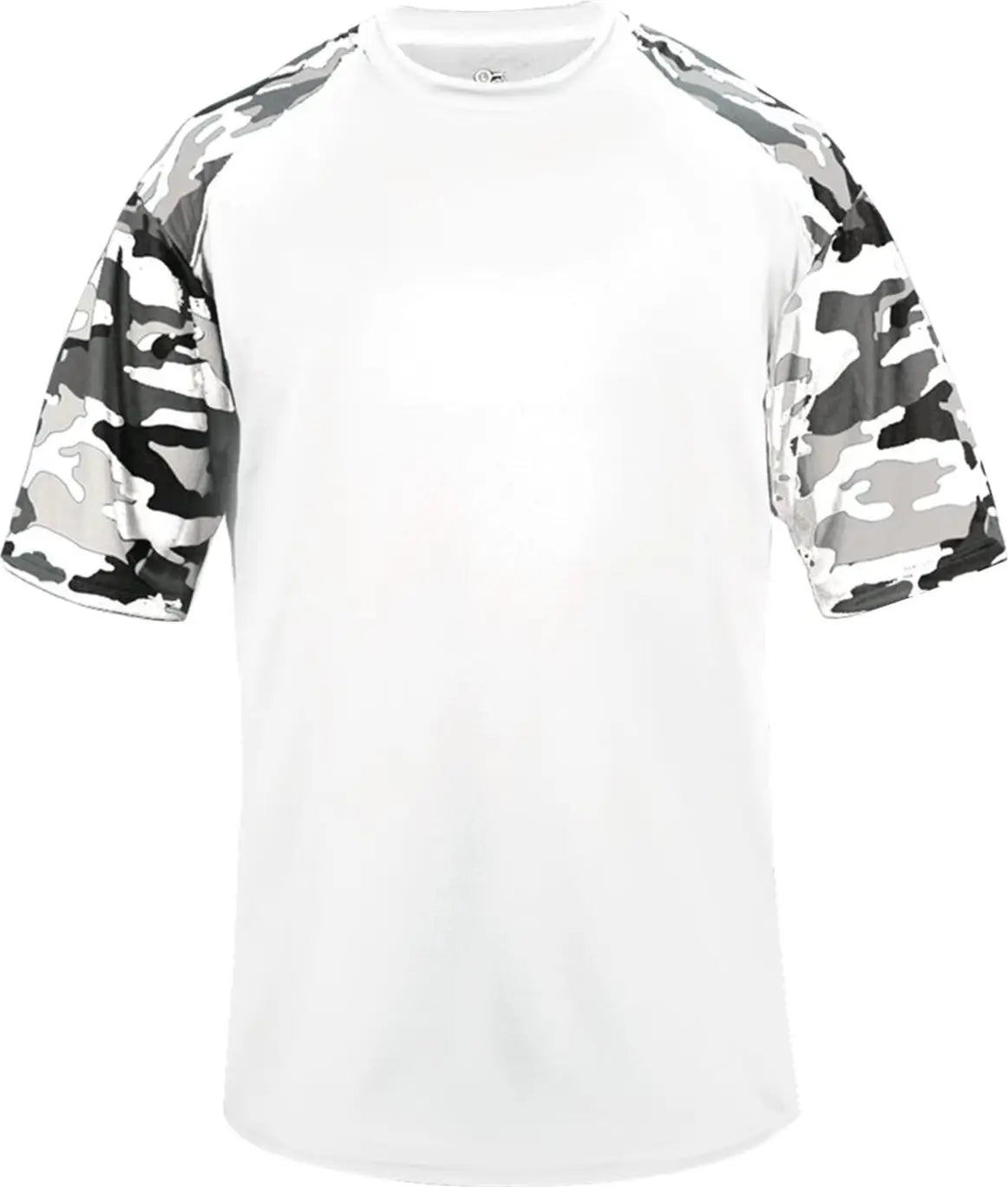 Badger Sport 4141 Camo Tee - White - Adult Xs