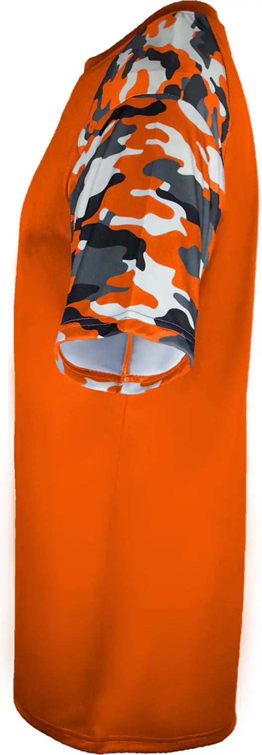 Badger Sport 414100 Camo Tee - Burnt Orange