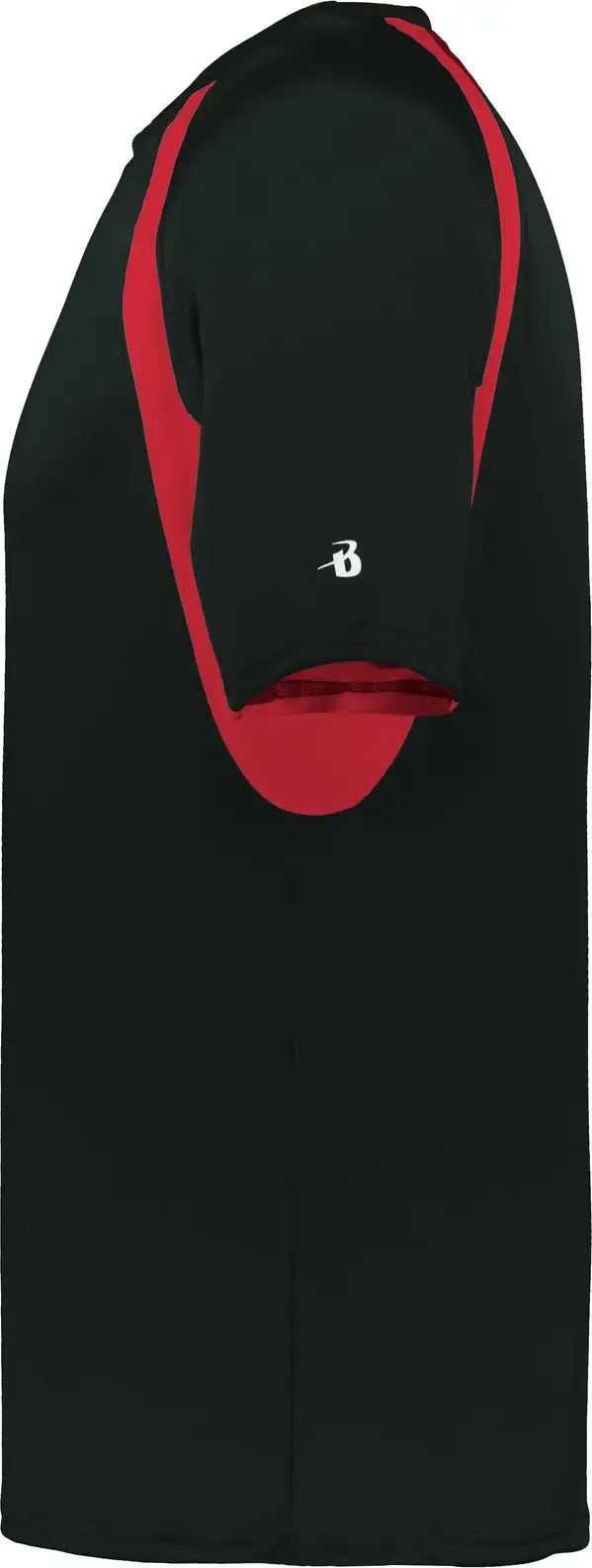 Badger Sport 4144 Hook Tee - Black Red