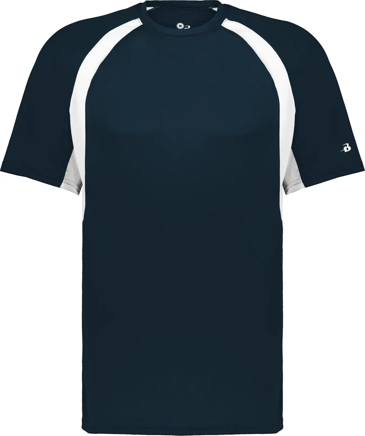 Badger Sport 4144 Hook Tee - Navy White
