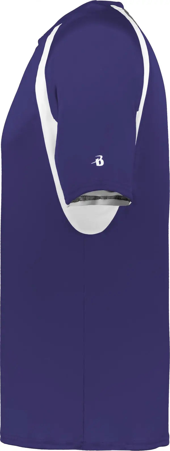 Badger Sport 4144 Hook Tee - Purple White