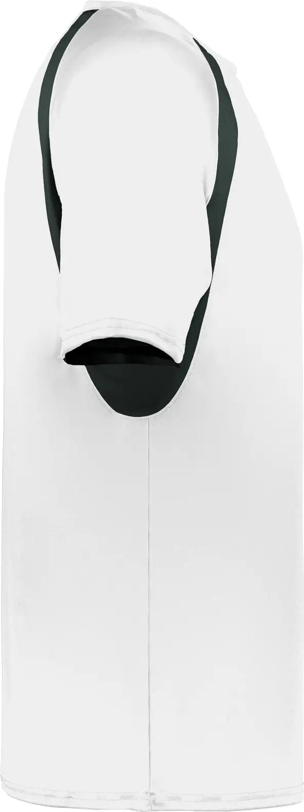 Badger Sport 4144 Hook Tee - White Black
