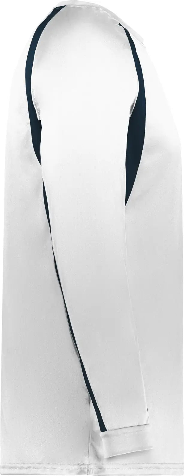 Badger Sport 4154 Hook L/s Tee - White Navy