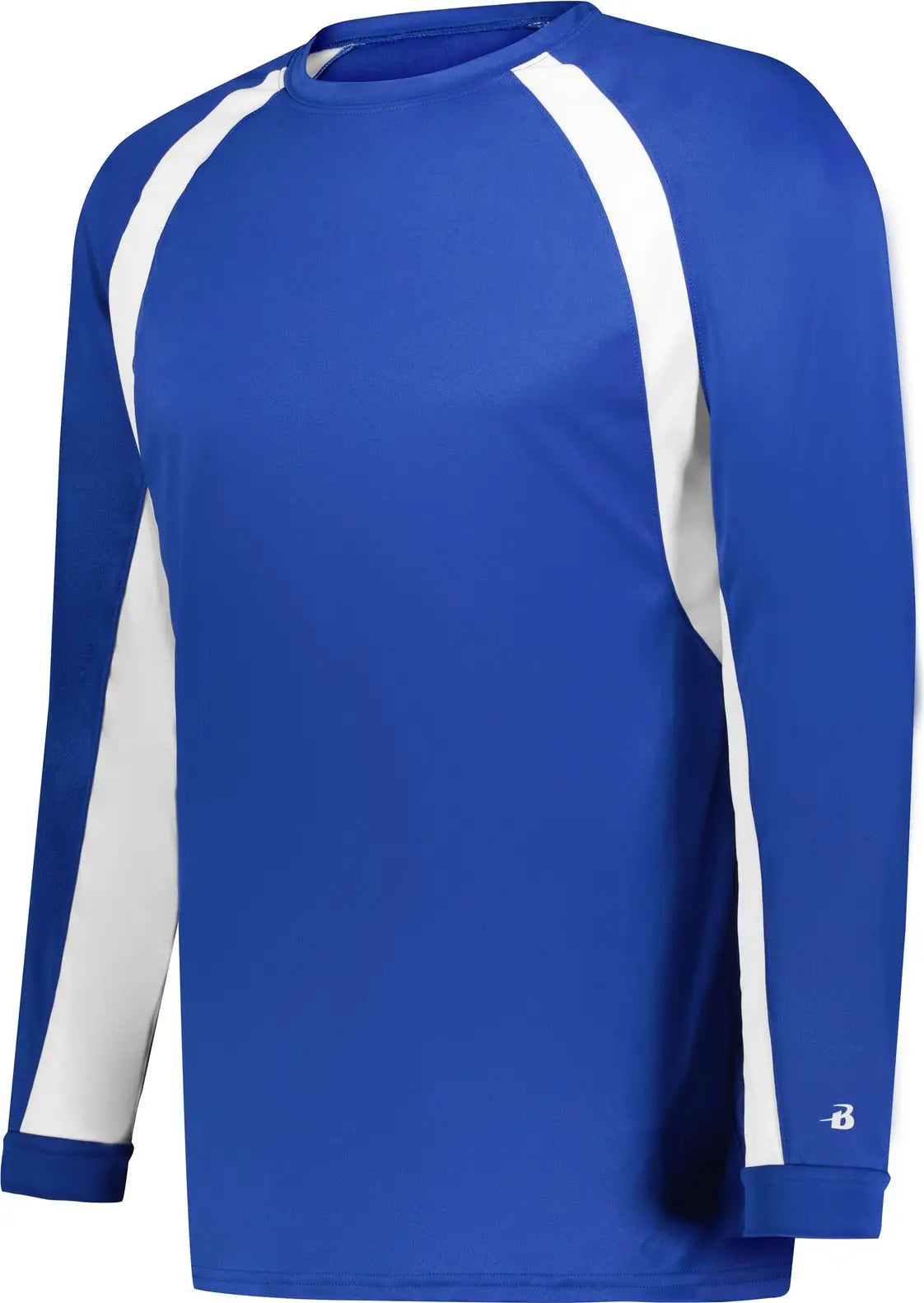 Badger Sport 415400 Hook L/s Tee - Royal White - Adult s