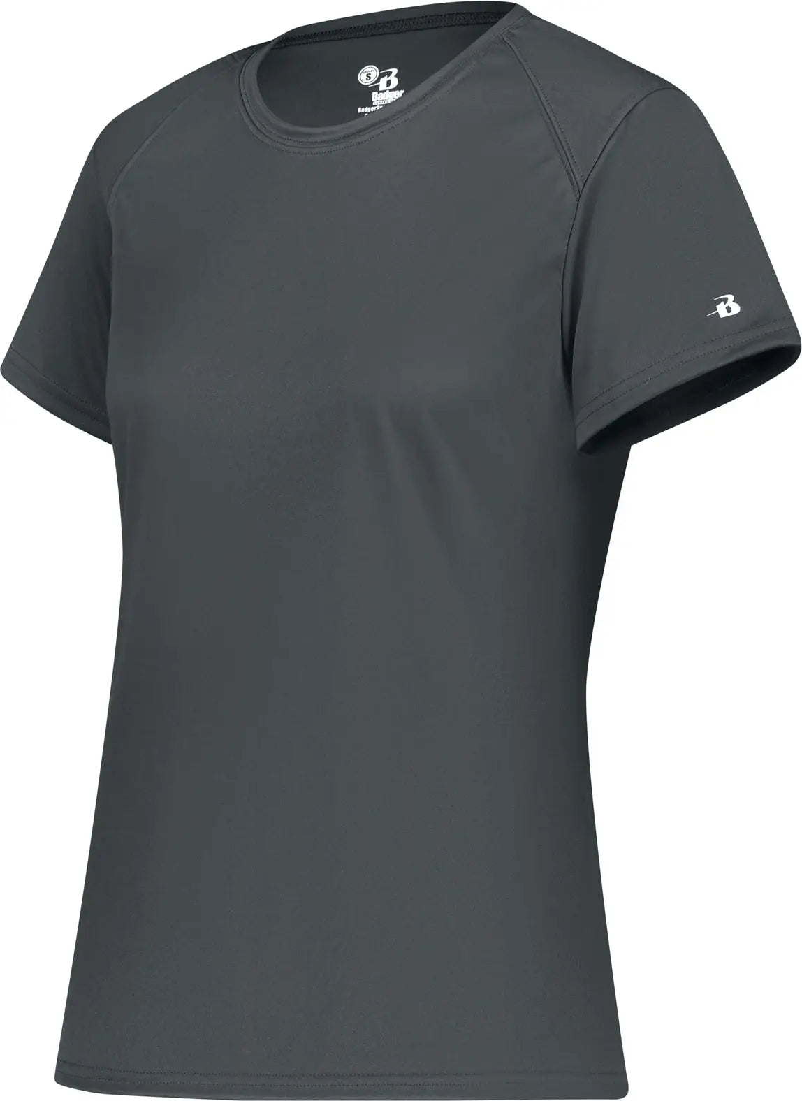 Badger Sport 4160 Ladies B-core Tee - Graphite - Dark Gray / Xs