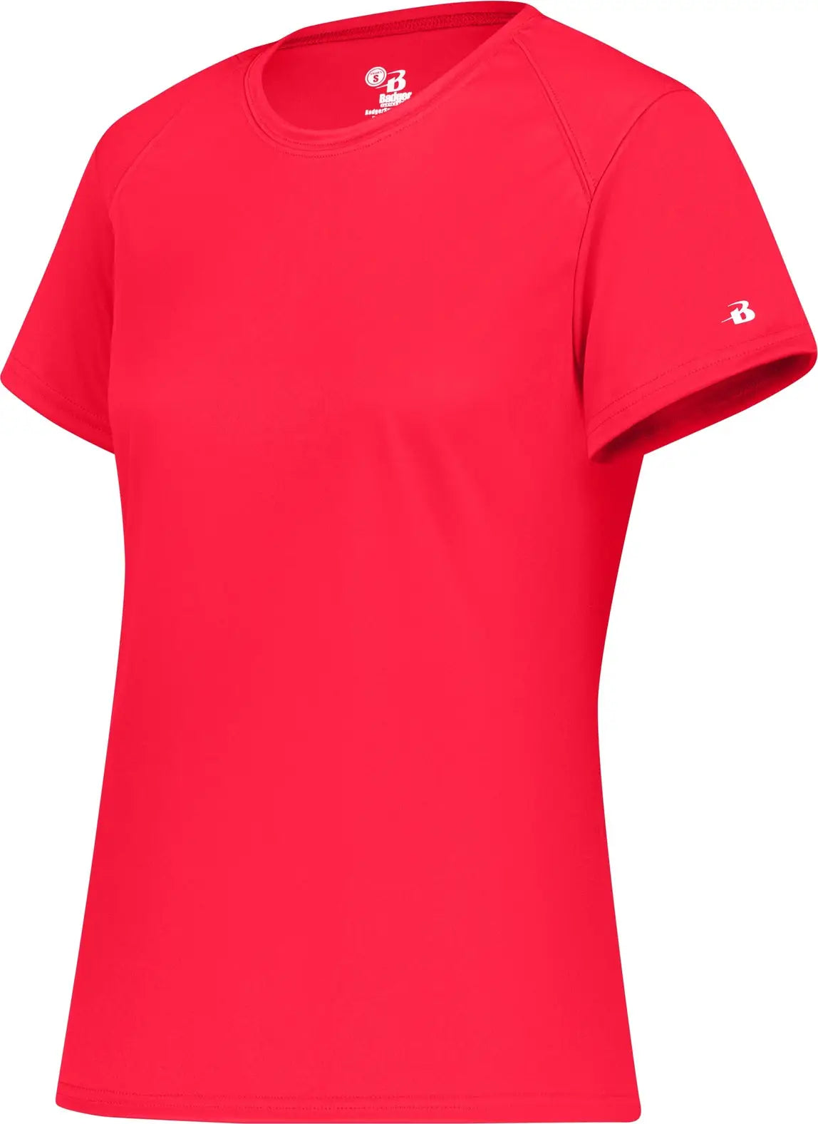 Badger Sport 4160 Ladies B-core Tee - Hot Coral