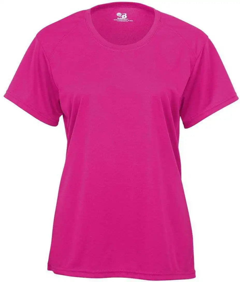Badger Sport 4160 Ladies B-core Tee - Hot Pink