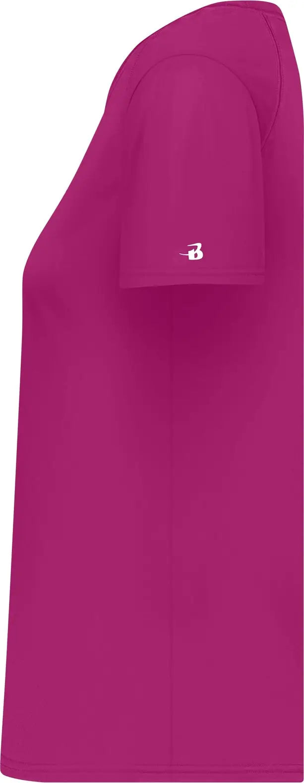 Badger Sport 4160 Ladies B-core Tee - Hot Pink