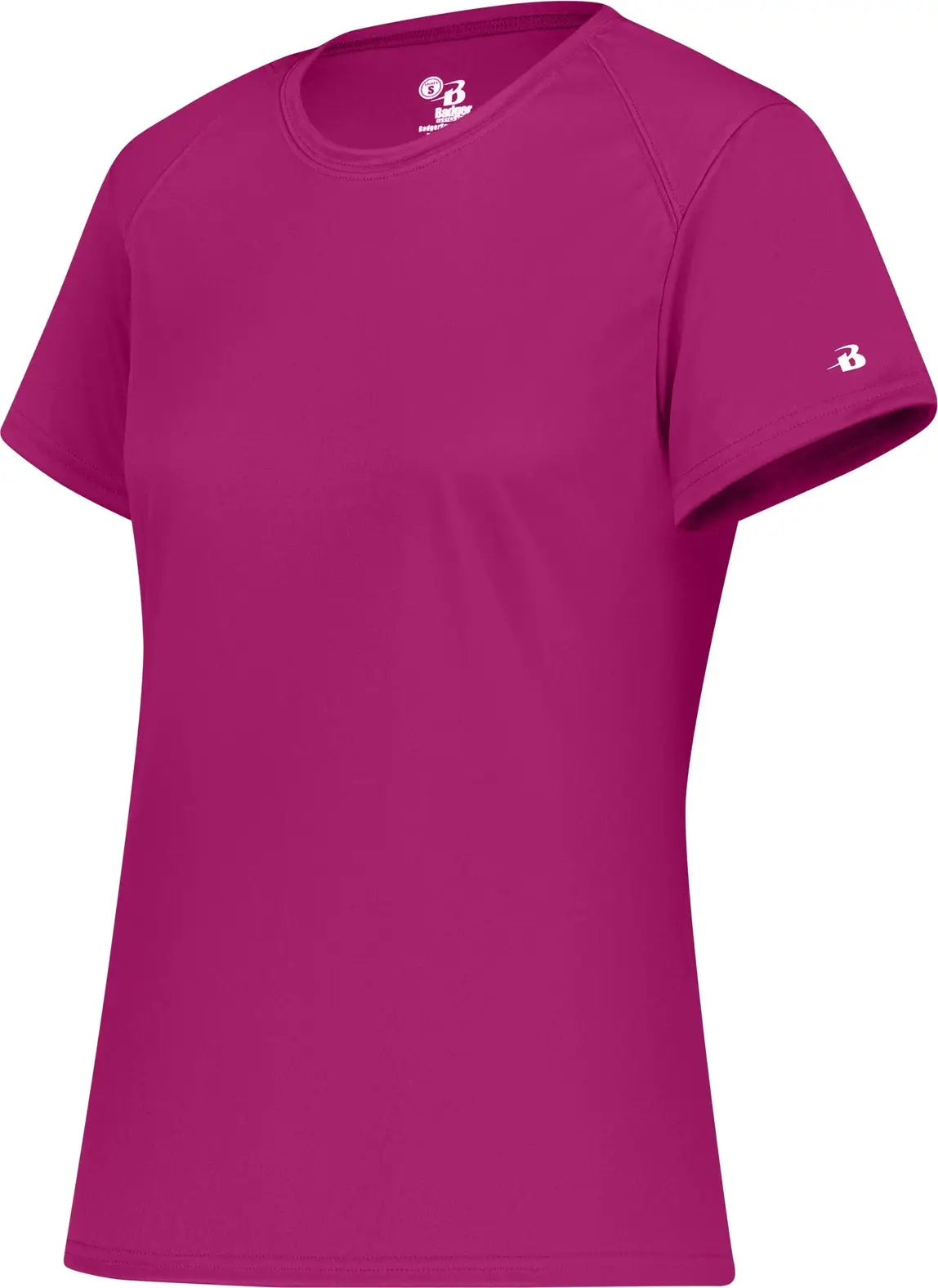 Badger Sport 4160 Ladies B-core Tee - Hot Pink - Xs