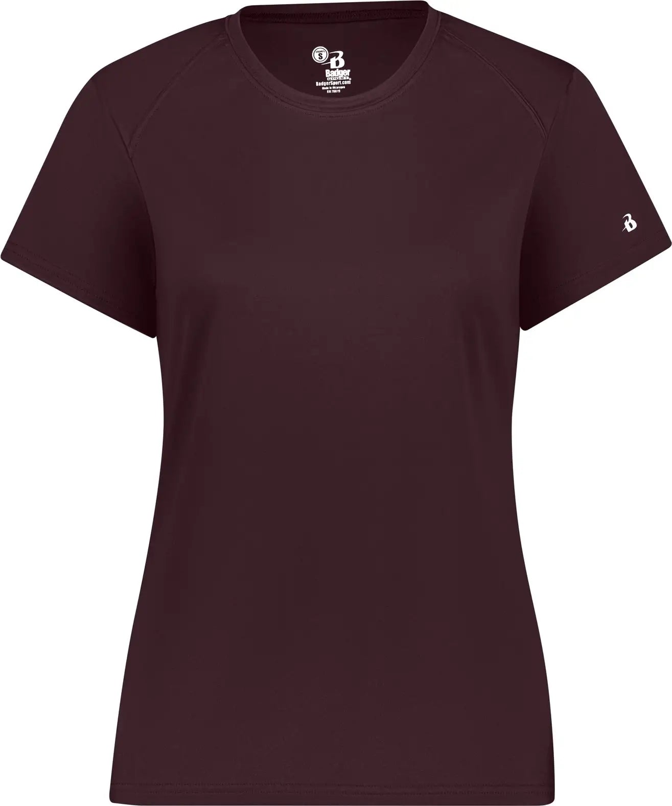 Badger Sport 4160 Ladies B-core Tee - Maroon - Xs