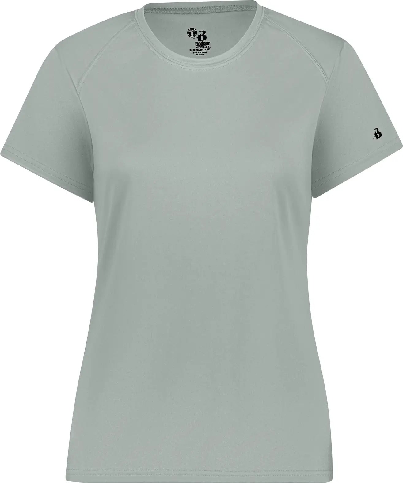 Badger Sport 4160 Ladies B-core Tee - Silver - Light Gray / Xs