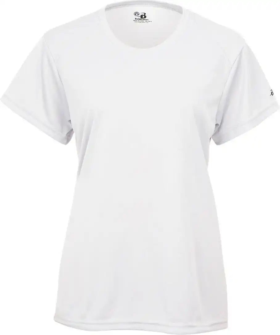 Badger Sport 4160 Ladies B-core Tee - White