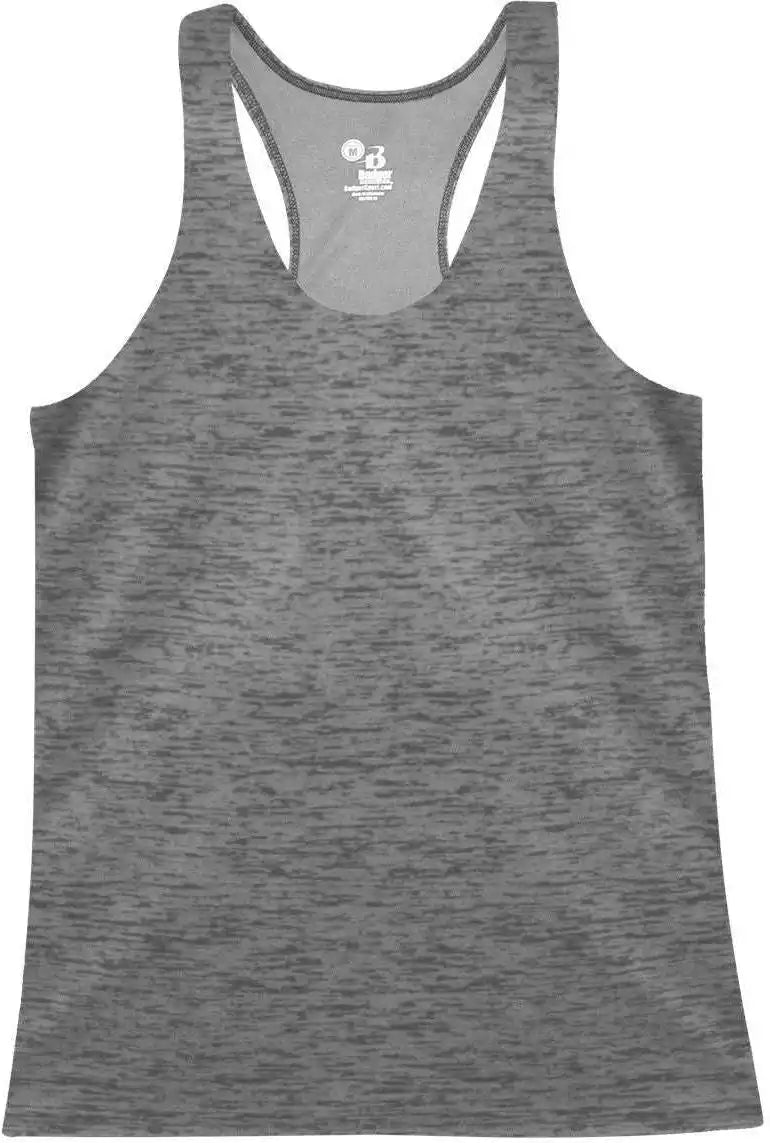 Badger Sport 4161 Tonal Blend Racerback Tank Graphite