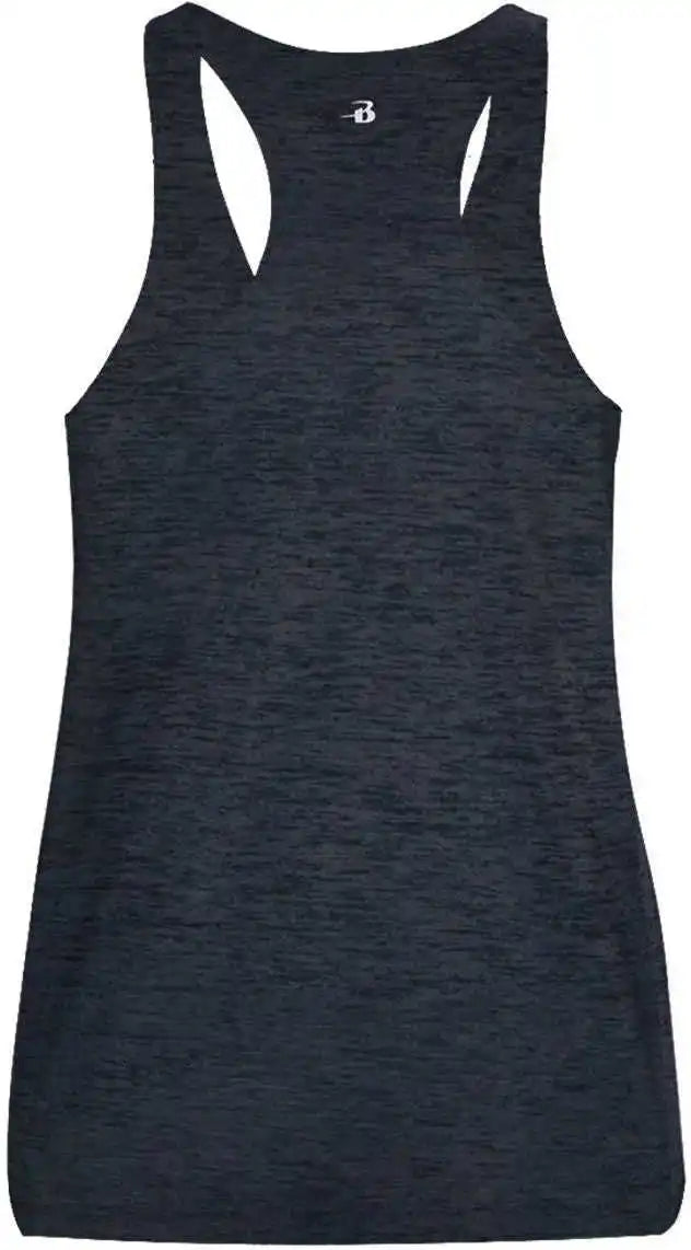 Badger Sport 4161 Tonal Blend Racerback Tank - Navy