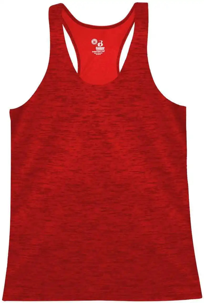 Badger Sport 4161 Tonal Blend Racerback Tank - Red