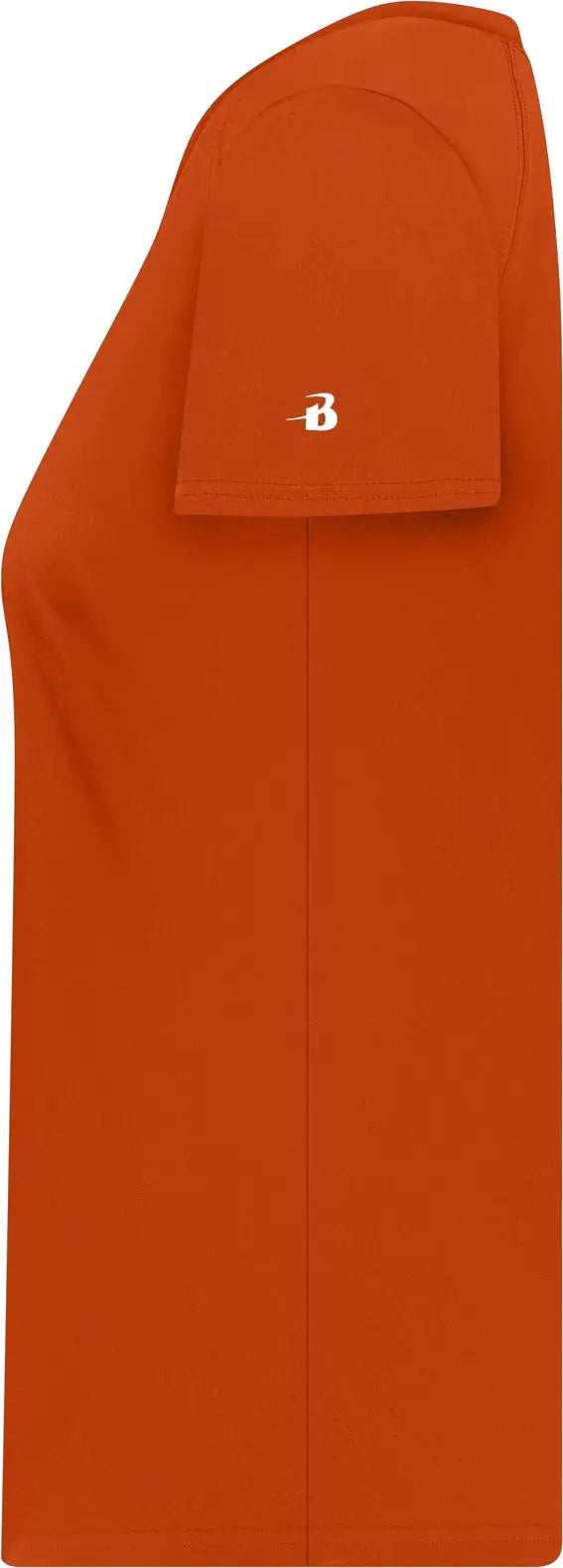 Badger Sport 4162 B-core Ladies S/s V-neck Tee - Burnt Orange