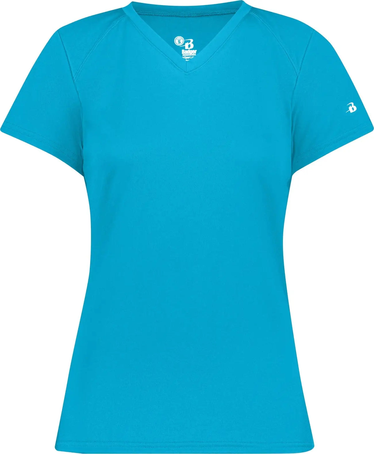 Badger Sport 4162 B-core Ladies S/s V-neck Tee - Electric Blue