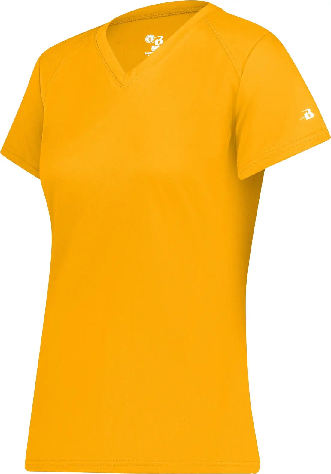 Badger Sport 4162 B-core Ladies S/s V-neck Tee - Gold