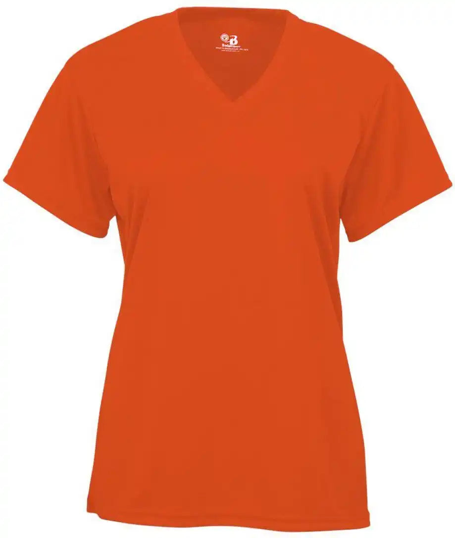 Badger Sport 4162 B-core Ladies S/s V-neck Tee - Orange