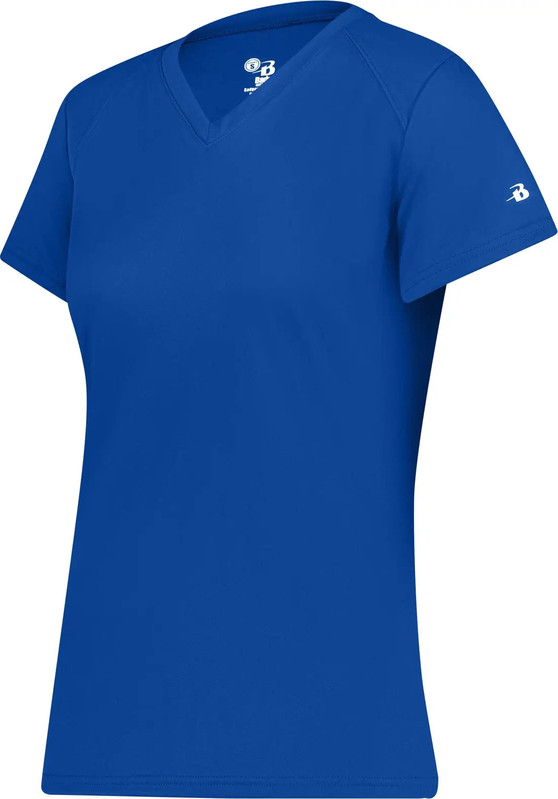 Badger Sport 4162 B-core Ladies S/s V-neck Tee - Royal