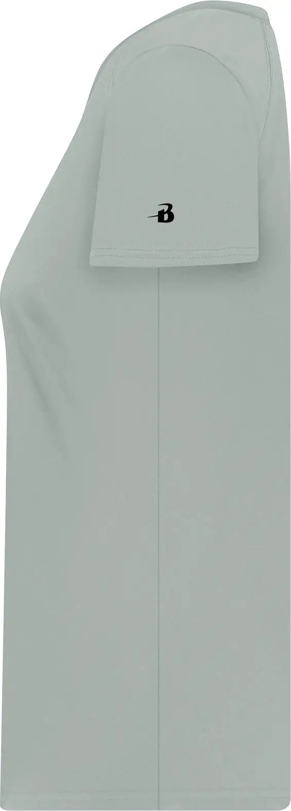 Badger Sport 4162 B-core Ladies S/s V-neck Tee - Silver