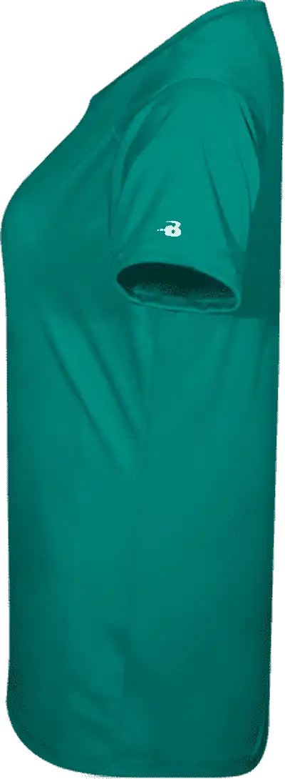 Badger Sport 4162 B-core Ladies S/s V-neck Tee - Teal