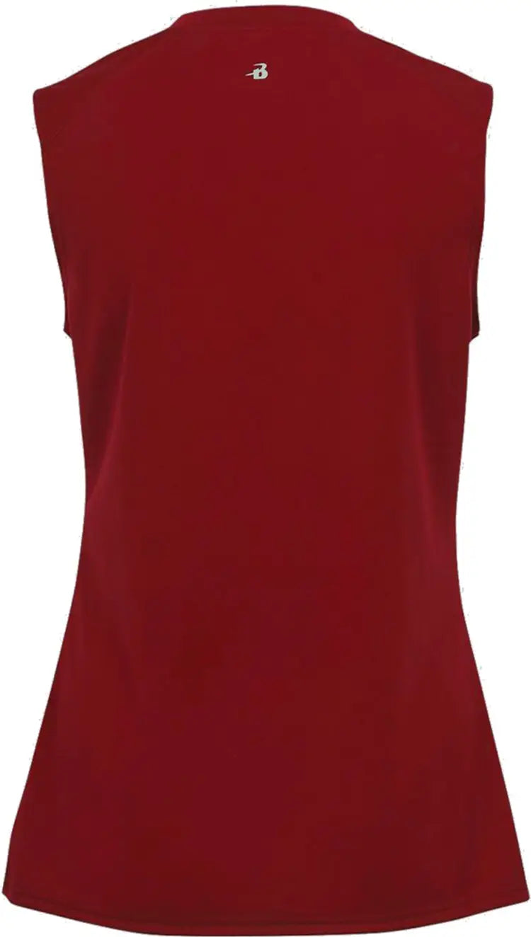 Badger Sport 4163 Ladies B-core Sleeveless Tank - Cardinal