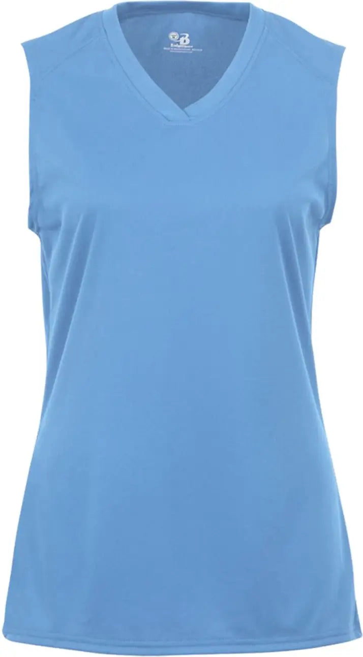 Badger Sport 4163 Ladies B-core Sleeveless Tank - Columbia Blue