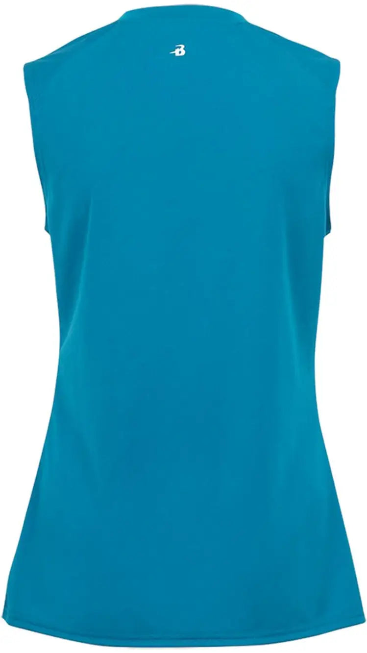 Badger Sport 4163 Ladies B-core Sleeveless Tank - Electric Blue