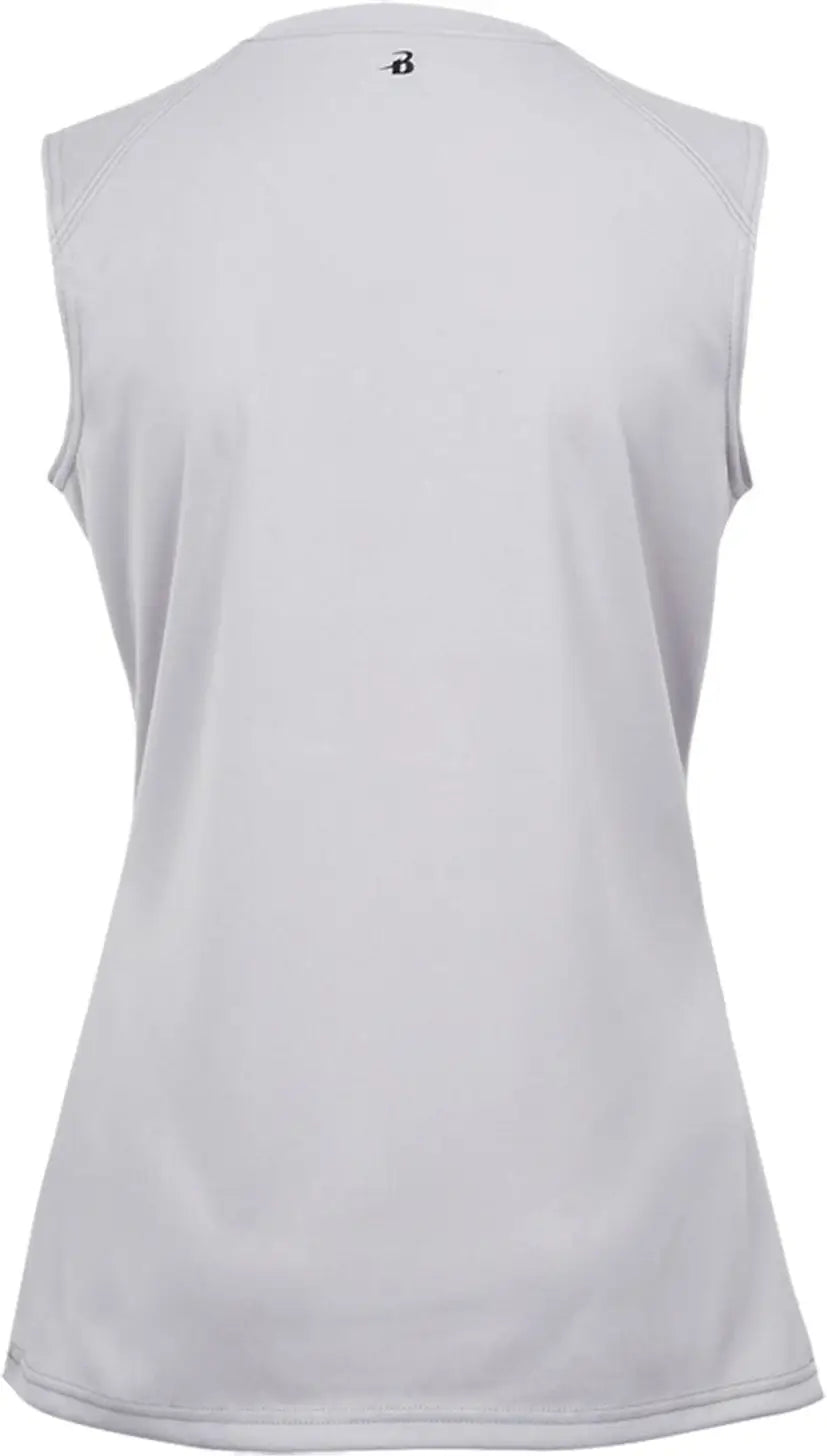Badger Sport 4163 Ladies B-core Sleeveless Tank - Silver