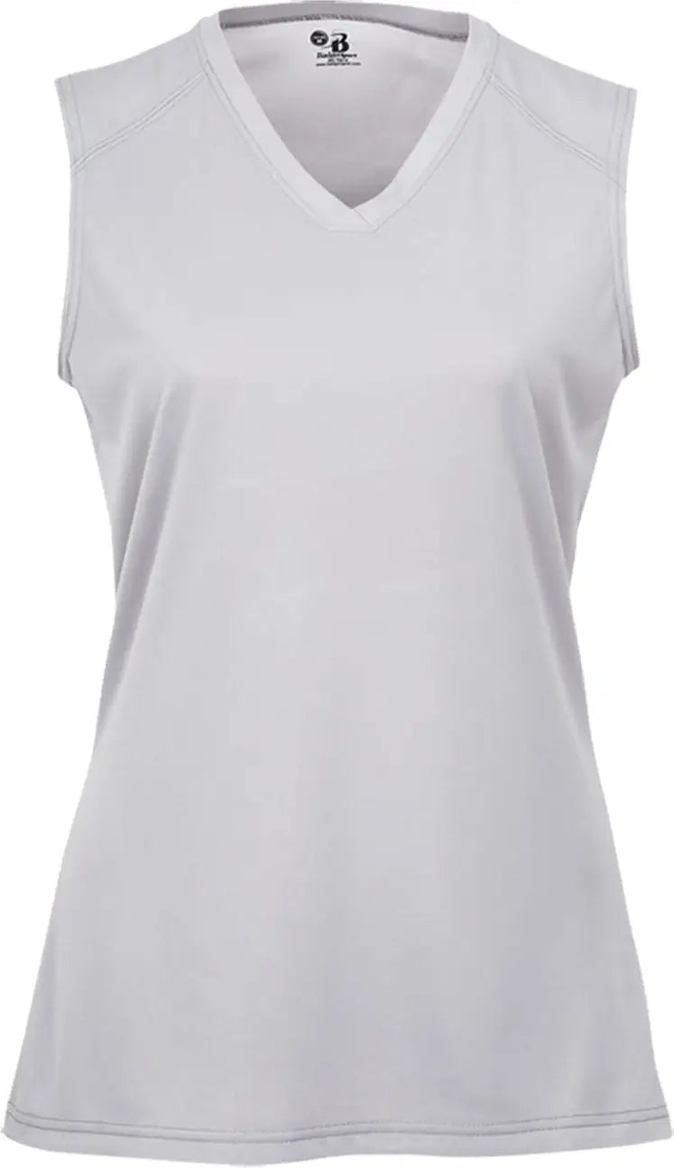 Badger Sport 4163 Ladies B-core Sleeveless Tank - Silver