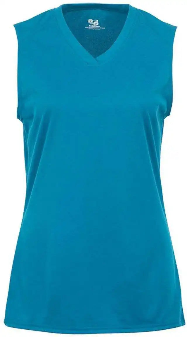 Badger Sport 4163 Ladies b Core Sleeveless Tee Blue