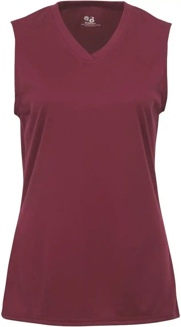 Badger Sport 4163 Ladies b Core Sleeveless Tee Cardinal