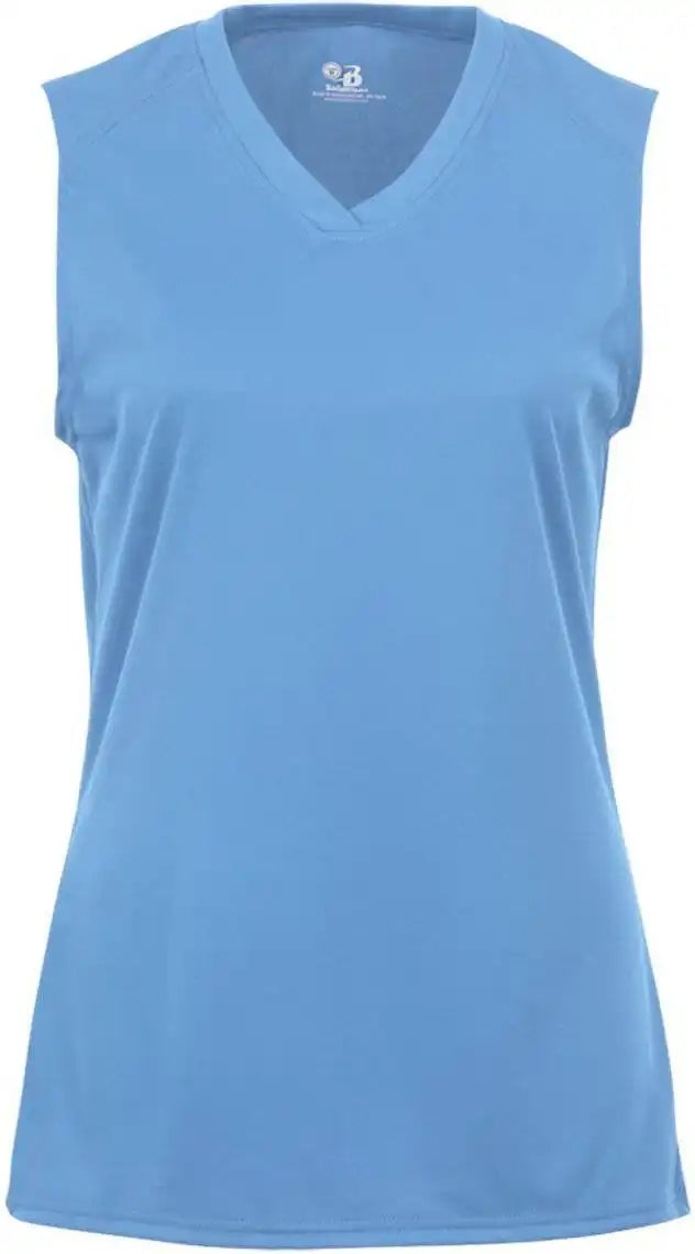Badger Sport 4163 Ladies b Core Sleeveless Tee Columbia Blue