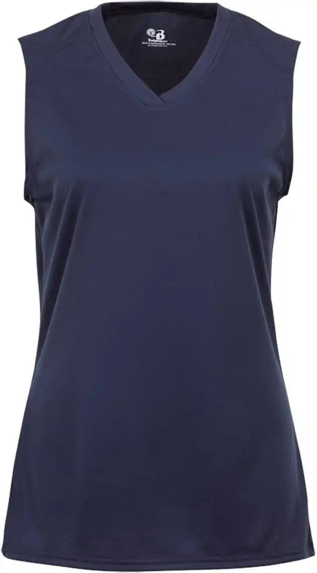 Badger Sport 4163 Ladies b Core Sleeveless Tee Navy