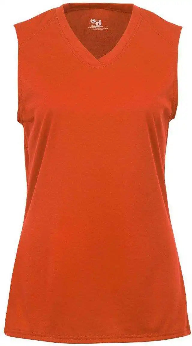 Badger Sport 4163 Ladies b Core Sleeveless Tee Orange
