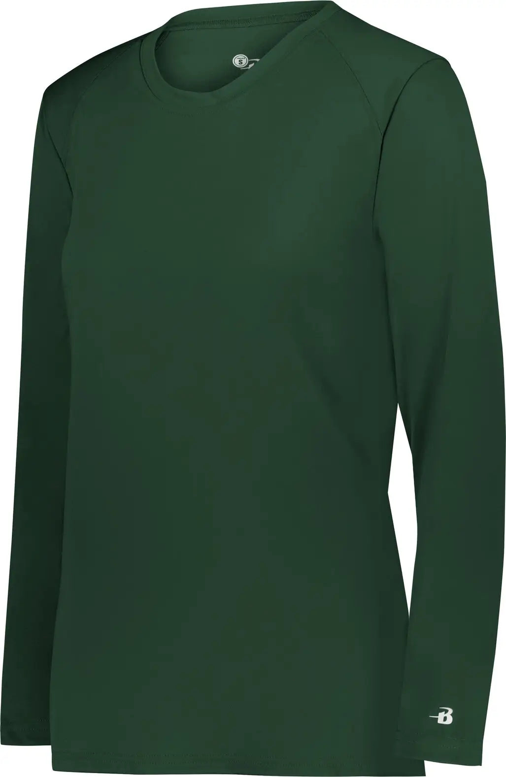 Badger Sport 4164 Ladies B-core Long Sleeve Tee - Forest