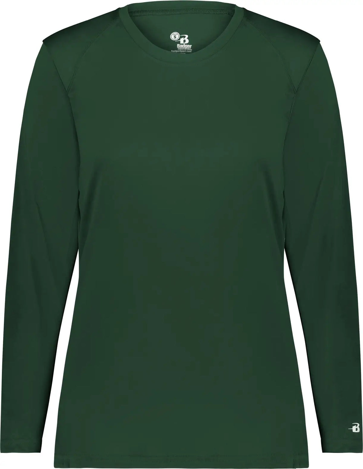 Badger Sport 4164 Ladies B-core Long Sleeve Tee - Forest