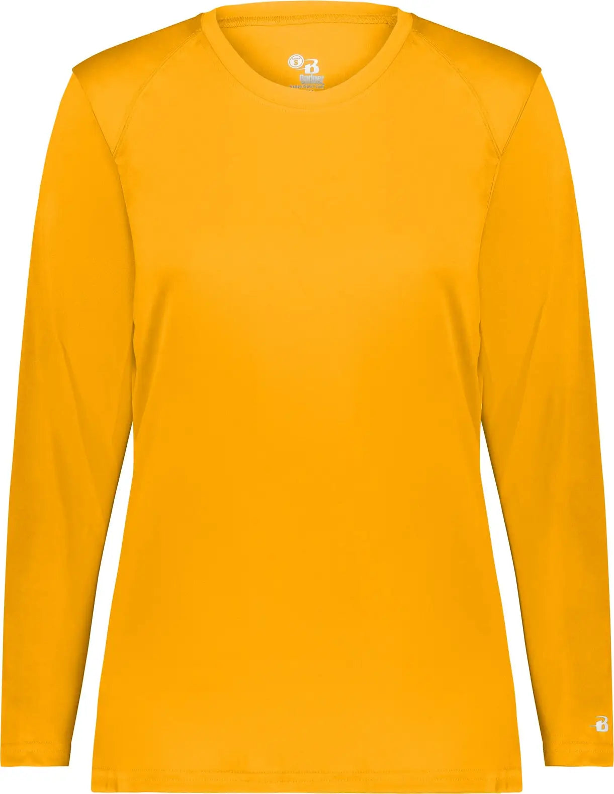 Badger Sport 4164 Ladies B-core Long Sleeve Tee - Gold - Xs