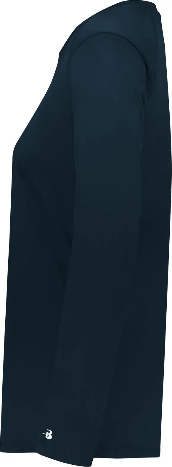 Badger Sport 4164 Ladies B-core Long Sleeve Tee - Navy