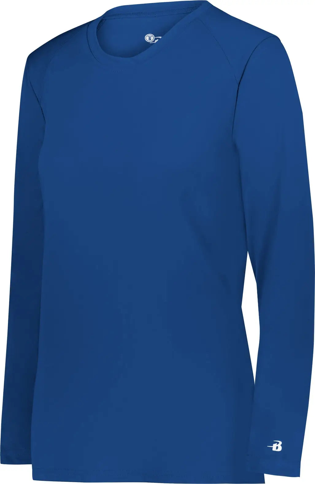 Badger Sport 4164 Ladies B-core Long Sleeve Tee - Royal - Xs