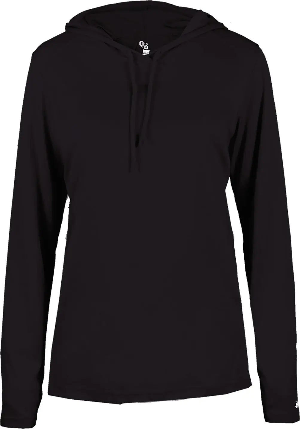 Badger Sport 4165 B-core Long Sleeve Ladies Hoodie Tee - Black