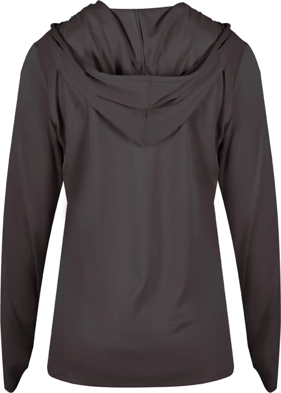 Badger Sport 4165 B-core Long Sleeve Ladies Hoodie Tee - Graphite