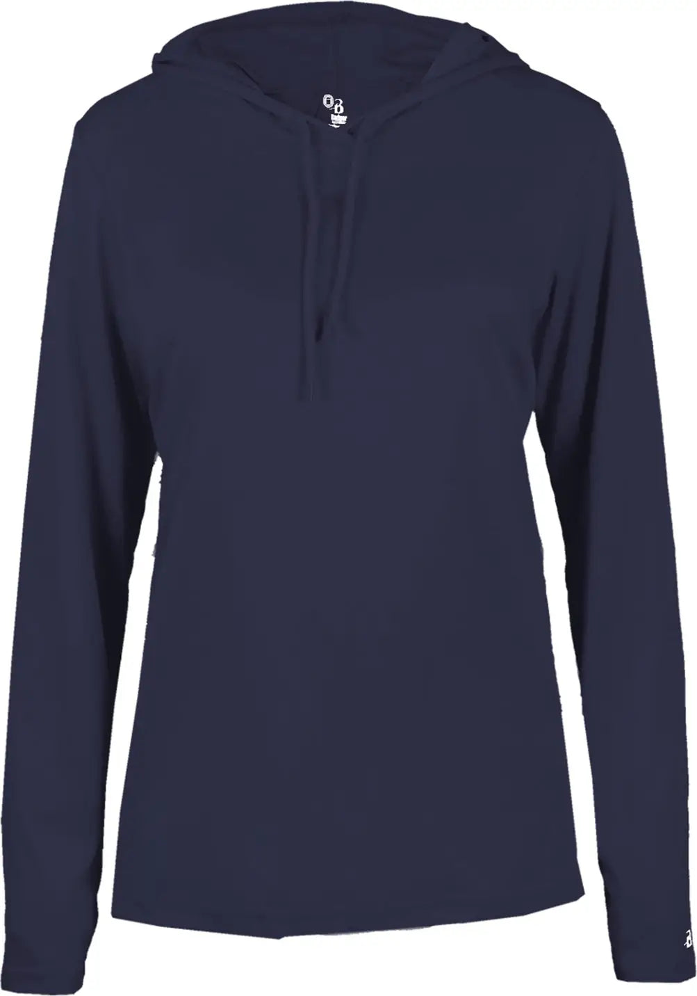 Badger Sport 4165 B-core Long Sleeve Ladies Hoodie Tee - Navy