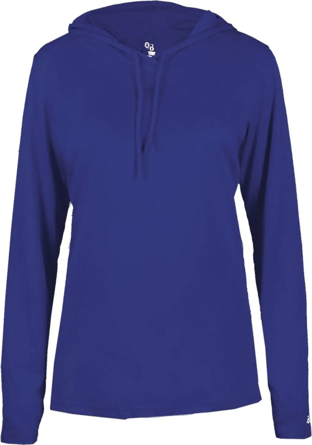 Badger Sport 4165 B-core Long Sleeve Ladies Hoodie Tee - Royal