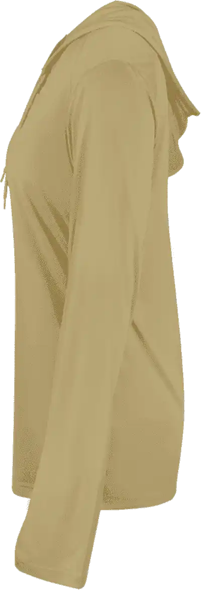 Badger Sport 4165 B-core Long Sleeve Ladies Hoodie Tee - Vegas Gold