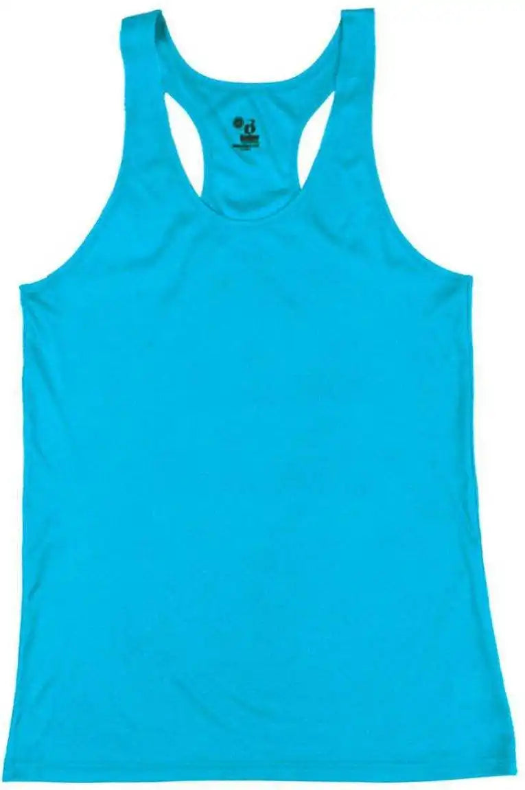 Badger Sport 4166 b Core Ladies Racerback Tank Electric Blue